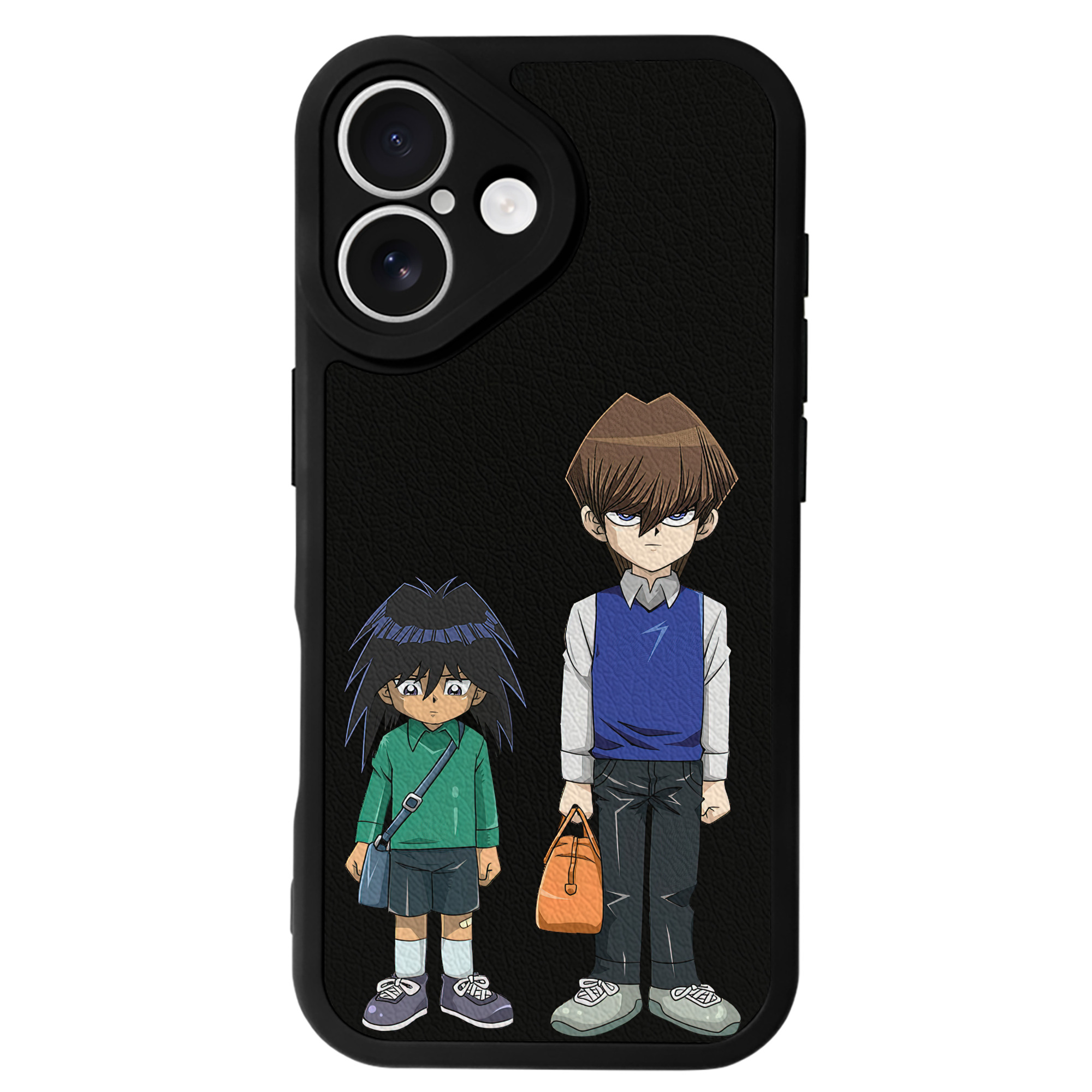 遊☆戯☆王 Yu-Gi-Oh! 【iPhone 16シリーズ対応】シリコンスマホケース（レザー調） 材質：シリコン